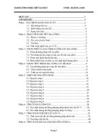 Khóa luận thiết kế quy trình công nghệ gia công ổ trượt