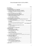 Khóa luận tính toán kiểm nghiệm ô tô khách 35 chỗ ngồi thaco KB80SLI trên ô tô sat xi king long XMQ6798 