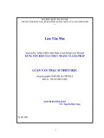 Đạo đức sinh viên trường cao đẳng sư phạm hưng yên hiện nay   thực trạng và giải pháp 