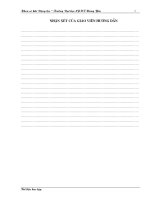 Khóa luận thiết kế chế tạo mô hình hệ thống điện lạnh trên ôtô 