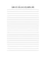 Khóa luận thiết kế, lắp đặt và khai thác mô hình hộp số ô tô 