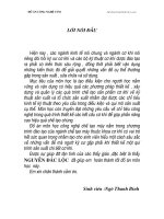 Khóa luận thiết kế quy trình chế tạo càng gạt 