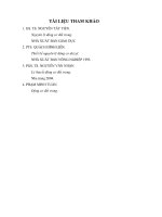 Luận văn phân tích cơ sở lý thuyết xác định hiệu suất, suất tiêu hao nhiên liệu động cơ điêzen 