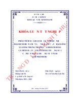 chất lượng dịch vụ, sự hài lòng và lòng trung thành của khách hàng cá nhân đối với Ngân hàng Thương mại cổ phần Ngoại thương Việt Nam chi nhánh Huế