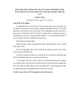 Khai thác phần mềm ansys fluent trong mô phỏng tính toán trường vận tốc dòng chảy bao quanh một thiết bị lặn