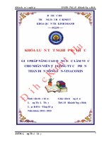 Giải pháp nâng cao động lực làm việc cho nhân viên tại công ty cổ phần than điện Nông Sơn –vinacomin