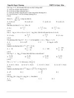 Bài tập trắc nghiệm hàm số mũ logarit 12 (15) 