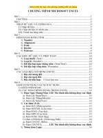 ôn thi công chức Giáo trình tin học văn phòng