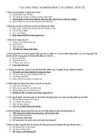 Ôn thi trác nghiệm môn tài chính tiền tệ có đáp án 