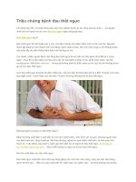 Triệu chứng bệnh đau thắt ngực 