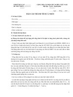 Mẫu báo cáo thành tích cá nhân công tác mặt trận