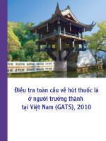 Điều tra toàn cầu về hút thuốc lá ở người trưởng thành tại việt nam