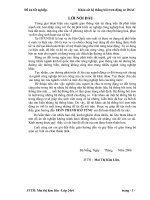 Khóa luận khảo sát hệ thống bôi trơn động cơ D6AC 