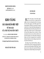 Kho Tàng Các Giao Huấn Siêu Việt Về Tri Giác Của Trí Tuệ Nguyên Thủy