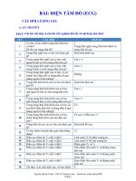 BAI   DIEN TAM DO (ECG) 