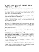 Đi bộ là liều thuốc tốt đối với người mắc đái tháo đường