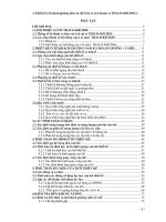 Khóa luận thiết kế ô tô khách giường nằm 42 chỗ trên cơ sở satxi xe THACO KB120SE 