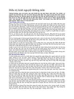 Điều trị kinh nguyệt không mãn