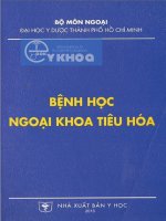 Ebook bệnh học ngoại khoa tiêu hóa phần 1   đh y dược TP  HCM