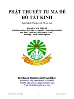 Phật Thuyết Tu Ma Đề Bồ Tát Kinh