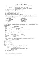 Bài tập tiếng anh 6 