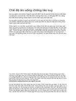 Chế độ ăn uống chống lão suy