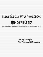 Giám sát và phòng chống zika