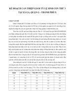 Giải pháp giải quyết sinh con thứ ba