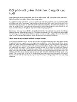 Ðối phó với giảm thính lực ở người cao tuổi