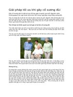 Giải pháp tối ưu khi gãy cổ xương đùi