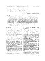 Giao tiếp của điều dưỡng và sự hài lòng của người bệnh nội trú tại các khoa nội, bệnh viện đa khoa trung ương thái nguyên