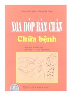 Massage bàn chân chữa bệnh (xoa bóp đông y) 