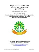 Phật Thuyết Vô Úy Thọ Sở Vấn Đại Thừa Kinh Quyển Thượng