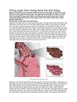 Phòng ngừa biến chứng bệnh khí phế thũng