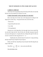 Tiểu luận thiết kế qui trình công nghệ gia công chi tiết ống côn bắt chầy của máy dập 