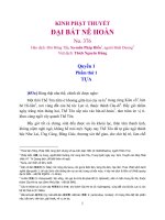 Kinh Phật Thuyết Đại Bát Nê Hoàn