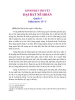 Kinh Phật Thuyết Đại Bát Nê Hoàn Phẩm Thứ 9 Tứ Y