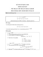 KỸ NĂNG sử DỤNG CASIO TRONG GIẢI TOÁN