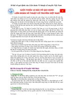 10 bai vo qui djinh cua lien djoan vo thuat co truyen viet nam