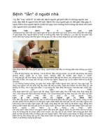 Bệnh lẫn ở người nhà