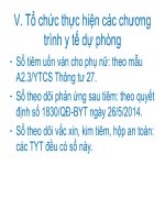 Tổ chức thực hiện các chương trình y tế dự phòng