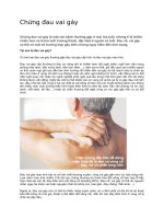 Chứng đau vai gáy ở người già