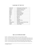 Khóa luận tốt nghiệp - Kế toán chi phí sản xuất và tính giá thành sản phẩm tại công ty TNHH Tân Mỹ