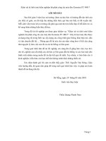 Khóa luận khảo sát và tính toán kiểm nghiệm bộ phận công tác của máy đào KOMATSU PC400 7 