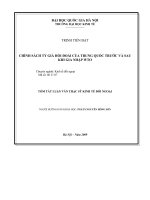 Chính sách tỷ giá hối đoái của trung quốc trước và sau khi gia nhập WTO 
