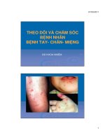 Chăm sóc bệnh nhân tay chân miệng  