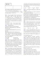20 ĐỀ THỈ THỬ TỐT NGHIỆP MÔN LÝ