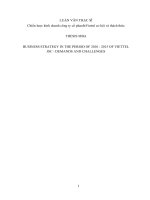 Chiến lược kinh doanh công ty cổ phần viettel cơ hội và thách thức