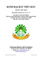 Kinh Đại Bát Niết Bàn Quyển Thứ Nhất