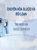 HÓA SINH chuyển hóa glucid 
